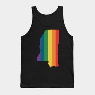 Mississippi State Rainbow Tank Top